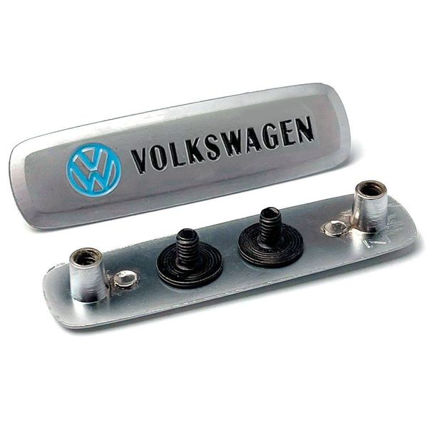 Емблема шильдик Volkswagen для автомобільних килимків Алюміній 1 шт 62263 фото