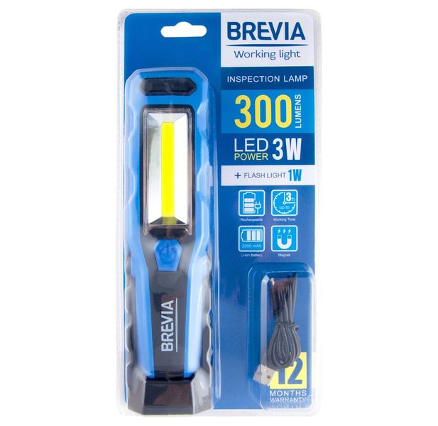 Ліхтар перенесення для СТО LED 8SMD 1W LED 300lm 2000mAh магніт (11320) 57461 фото