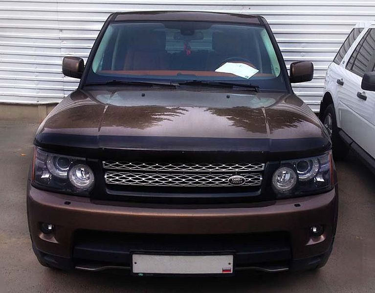 Дефлектор капоту мухобійка для LAND ROVER Range Rover Sport 2009-2013 775 фото