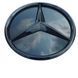 Эмблема решетки Mercedes W205 New 3D черная глянцевая d=180 мм пластик (на защелках) OEM A2058806406 96204 фото 1