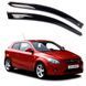 Дефлектори вікон ветровики Kia Ceed I 2006-2012 3D Хечбек Скотч 3M Voron Glass 94861 фото 1