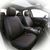 Автомобильные чехлы B LUXE MAX Велюр под Алькантару (5 Подголовников) Черные-Красная нить 90850 фото