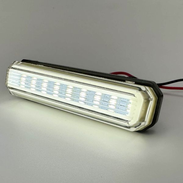 LED Габарит Thoc Auto 85 х 20 мм 12/24V 9 диод Неоновый Белый (ТН-950) 1 шт ТН-962 фото