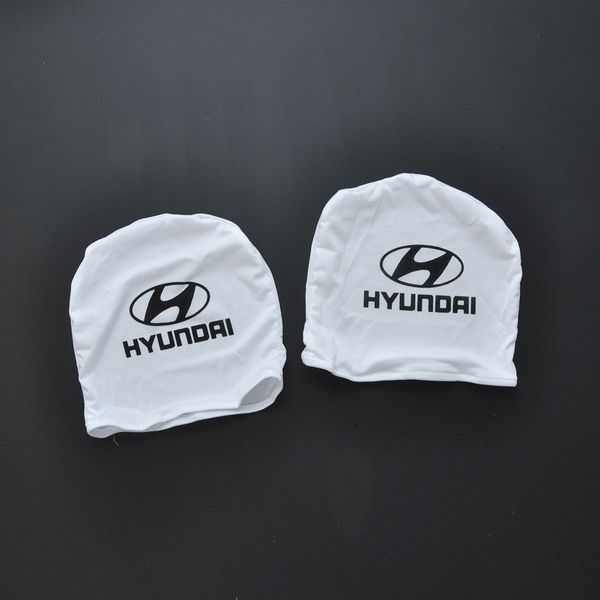 Чехлы для подголовников Универсальные Hyundai Белые 2 шт 26265 фото