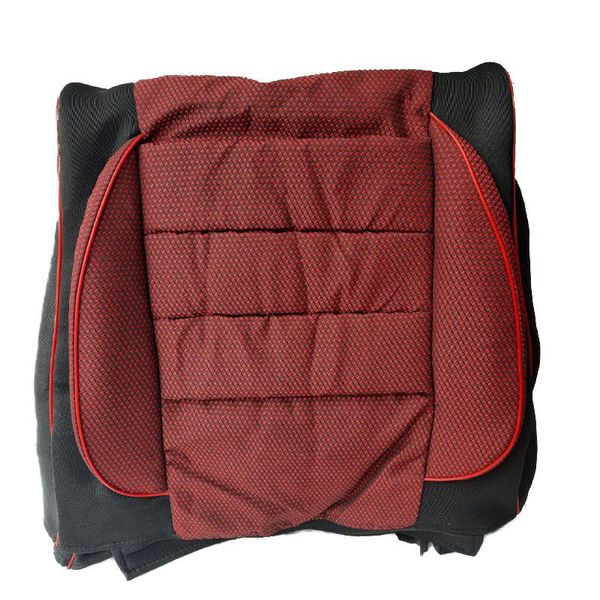 Чехлы Пилот для сидений ВАЗ 2101-2105 Черная ткань Красная ткань 53245 фото