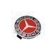Колпак колеса Mercedes Красный с черным d=75мм пластик 1 шт (колпачок, заглушка диска) 90332 фото 1