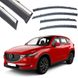 Дефлектори вікон вітровики Benke для Mazda CX-5 (KF) (USA) 2017- Молдинг З Нержавіючої Сталі 3D (BMDC51723-W/S) 55150 фото 1