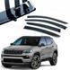 Дефлектори вікон вітровики HIC для Jeep Compass (MP) 2017-(CHR76) J11617 фото 1