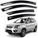 Дефлекторы окон ветровики для KIA Sportage 2004-2010 Voron Glass VK10702 фото 1