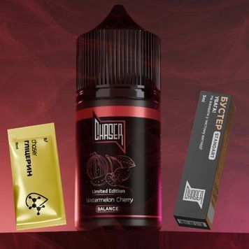Рідина Chaser Самозаміс Black ULTRA 30ml Watermelon Cherry Кавун Вишня 83972 фото