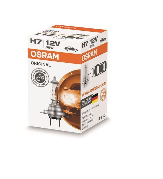 Автолампа галогенна Osram Original Line 12V H7 55W 1 шт (64210) 00000021147 фото