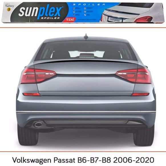 Спойлер багажника Ліп Volkswagen Passat B8 2015-2022 SunPlex (SPO-2026102) 65812 фото