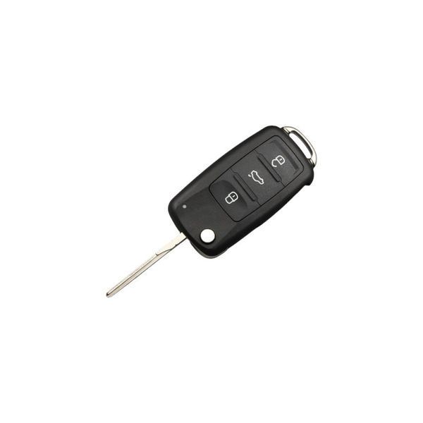 Корпус ключа для Volkswagen 80x50 мм пластик (на 3+1-кнопки) OEM 5K0837202AE 100633 фото