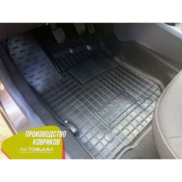 Автомобільні килимки в салон Рено Логан 2013- (Автогум) 28888 фото