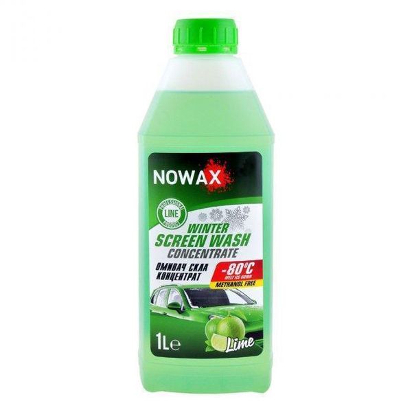 Зимовий омивач скла концентрат Nowax Лайм Winter -80 °C 1L Lime (NX01170) 57451 фото