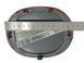 Эмблема решетки Mazda 6 (2005-2010г) черная Хром 141х111 мм под стеклом (на направляющих) 95892 фото 3
