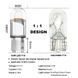 Автолампи світлодіодні LED 12V T10 0.5W (Скло Кругле) Біле Світло 1 шт 63469 фото 2