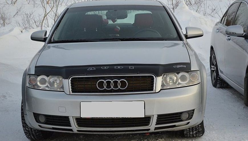 Дефлектор капоту мухобійка для Audi A4 (8Е, В6) 2001-2005 3248 фото