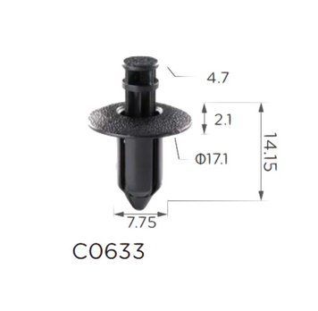 Клипса распорная Honda Toyota Suzuki Subaru Mitsubishi Nissan 91505-SL0-003 (C633) 73979 фото