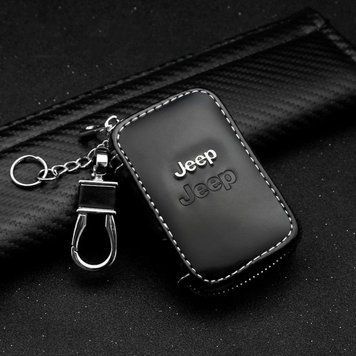 Автомобільна ключниця для ключів з логотипом Jeep 34051 фото