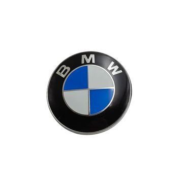 Эмблема капота Bmw 82мм синяя с белым пластик+Металл (на 2 штифтах) OEM 51148132375 90351 фото