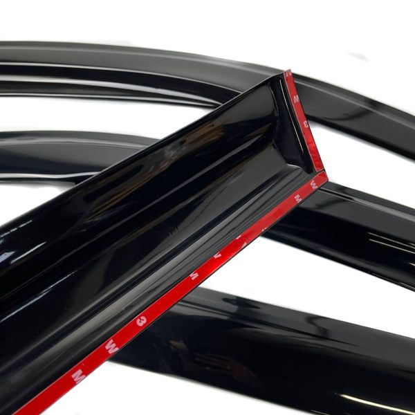 Дефлектори вікон вітровики Acrylic для Mitsubishi Outlander 2012-2020 Гнучкі 44602 фото