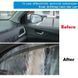 Дефлекторы окон ветровики Benke для Kia Sportage 2004-2010 Молдинг Из Нержавеющей Стали 3D (BKAST0823-W/S) 63220 фото 7