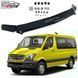 Дефлектор капота мухобойка Mercedes-Benz Sprinter 2013-2021 Евро Крепление (Vip Tuning) MRD08 1521 фото 1