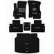 Коврики в салон для Chery Tiggo 4 2017- Экокожа с подпятником Синий 5 шт (Rombus) 84401 фото 2