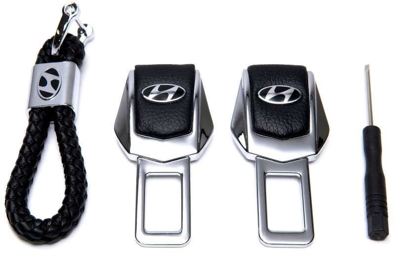 Подарунковий набір №1 для Hyundai із заглушок ременів безпеки та брелока з логотипом SFC0001Hyundai фото
