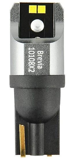LED автолампа Brevia Power 12/24V T10 W5W 4x1616SMD 150Lm 6000K CANbus W2,1x9,5d 2 шт (10108X2) 10108X2 фото