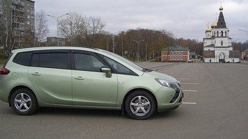 Дефлектори вікон вітровики для OPEL Zafira C 2011 O13011 фото