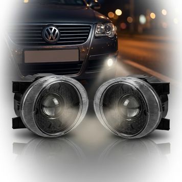 LED Протитуманні Фари Лінзовані 70W для Volkswagen B6 2005-2010 2 шт (M11-FLOOD) 101347 фото