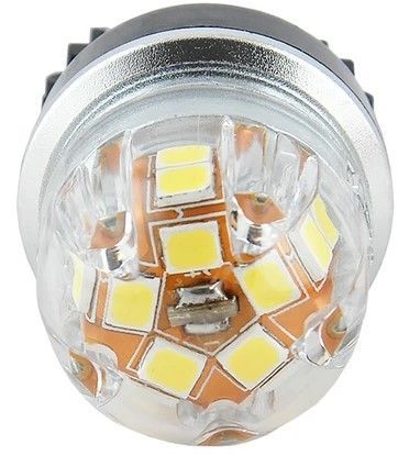 LED автолампа Brevia Spower 12/24V P27/7W 6x2835SMD 330Lm 6000K CANbus Оригінал 2 шт (10239X2) 10239X2 фото