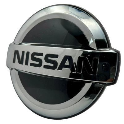 Эмблема решетки Nissan Rogue, X-Trail 2021-2023черная хром 203х152 мм под радар (OEM: 62890-6RA0A) 94806 фото