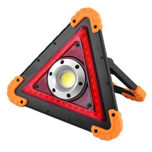 Знак аварійний з LED RED 2x18650/4xAA/ЗУ microUSB 50477 фото