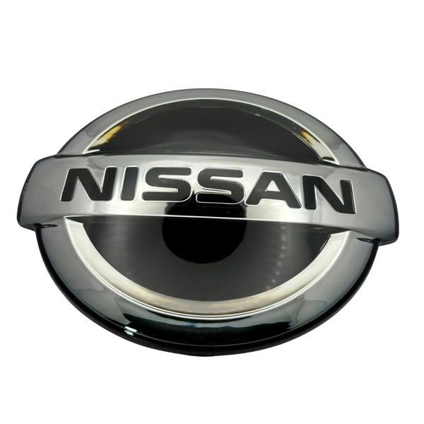 Эмблема решетки Nissan Rogue, X-Trail 2021-2023черная хром 203х152 мм под радар (OEM: 62890-6RA0A) 94806 фото