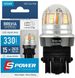 LED автолампа Brevia Spower 12/24V P27/7W 6x2835SMD 330Lm 6000K CANbus Оригінал 2 шт (10239X2) 10239X2 фото 1