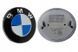 Эмблема для Bmw 70 мм пластиковая / 2 пукли на капот 51727 фото