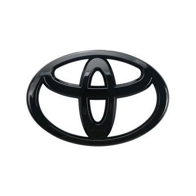 Эмблема решетки, задняя Toyota 100х70 мм пластик Черная Матовая (OEM: 90975-02099) 95895 фото