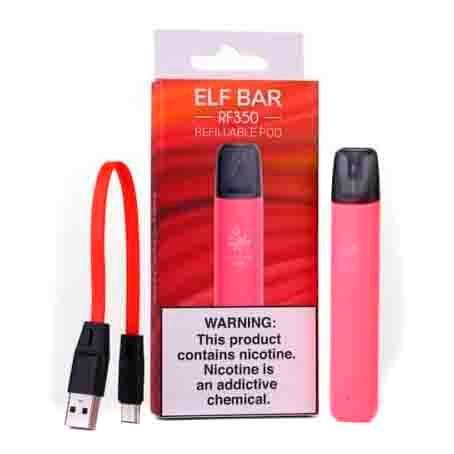 Многоразовая POD-система Elf Bar RF350 Starter Kit 350 mAh Розовый 66169 фото