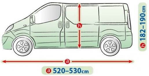 Тент автомобильный для Минивэна Kegel-Blazusiak L 520-530 см Mobile Garage Van (5-4154-248-3020) 61074 фото