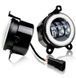 Фара LED противотуманная ВАЗ 2170 - 2173 ГАЗЕЛЬ Jeep Wrangler 3.5 дюймов 30W 117х92х79 мм с кольцом 1 шт 89645 фото 3