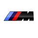 Емблема напис M для BMW чорна глянцева 70х27 мм пластик (на скотчі) 56286 фото