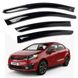 Дефлекторы окон ветровики для Kia Rio 2010-2017 Седан Скотч 3М Voron Glass VK10612 фото 1