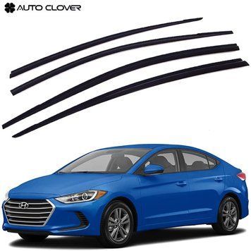 Дефлектори вікон вітровики для Hyundai Elantra 2015- 4 шт (Auto Clover) 89766 фото