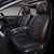Накидки для передних сидений Алькантара Palermo Premium Черные 2 шт 9899 фото