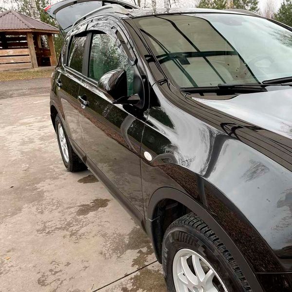 Дефлекторы окон ветровики Nissan Qashqai 2007-2014 скотч SunPlex (SP-S-76) 65790 фото