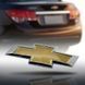 Емблема задня Chevrolet Cruze (2009-2014р) золото+хром 170х55мм пластик (на скотчі+напрямні) 95413 фото 2