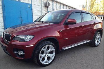 Дефлектори вікон вітровики для BMW X6 2008- B20308 фото